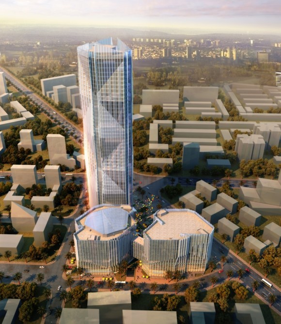 埃塞俄比亞商(shang)業銀行新(xin)總部(bu)大(da)樓